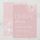 Modern minimalistisch modern Vrijgezellenfeest Kaart (Voorkant / Achterkant)