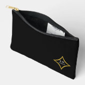 Modern Minimalistisch Monogram Etui (Open)