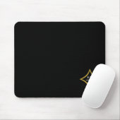 Modern Minimalistisch Monogram Muismat (Met muis)