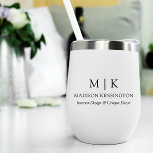 Modern minimalistisch monogram of Logo Business to