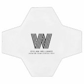 Modern minimalistisch monogram Voetbal (Enkel)