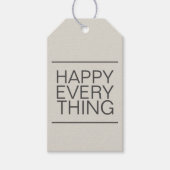 Modern minimalistisch neutraal cadeaulabel (Voorkant)