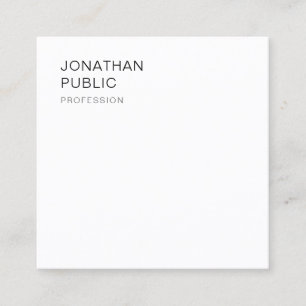 Modern Minimalistisch Ontwerp Sjabloon Elegant Tre Vierkante Visitekaartje