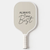 Modern minimalistisch pickleball paddle (Voorkant)
