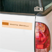 Modern minimalistisch plein bumpersticker (Op Truck)