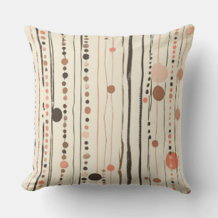 Modern minimalistisch polka lijnkussen – 16 "x16" kussen