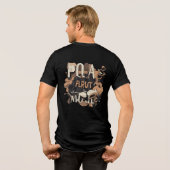 Modern minimalistisch premium T-shirt (Achterkant volledig)