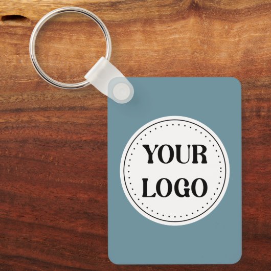 Modern minimalistisch Professional zwart Sleutelhanger (Voorkant)