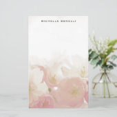 Modern Minimalistisch Professioneel Bloemendesign Briefpapier (Staand voorkant)