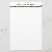 Modern Minimalistisch Professioneel Design Briefpapier (Voorkant)