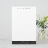 Modern Minimalistisch Professioneel Eenvoudig Unie Briefpapier (Staand voorkant)