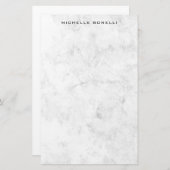 Modern Minimalistisch Professioneel Ontwerp Eenvou Briefpapier (Voorkant / Achterkant)