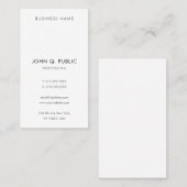 Modern minimalistisch professioneel visitekaartje (Voorkant / Achterkant)