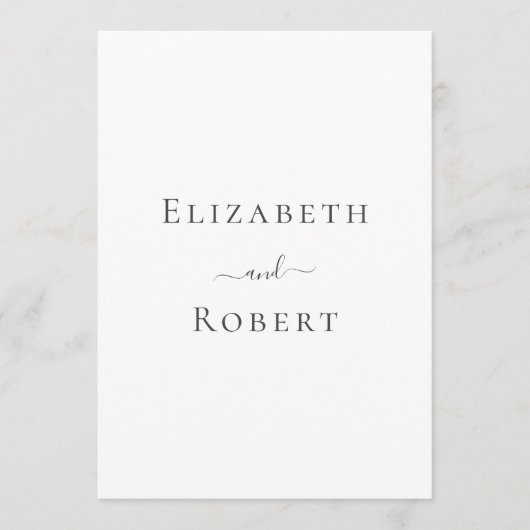 Modern minimalistisch programma voor zwart-witbrui (Voorkant)