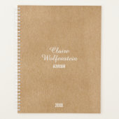 Modern minimalistisch ritueel script planner (Voorkant)