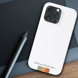 Modern Minimalistisch Schattige Bright Colourblock iPhone 13 Pro Hoesje