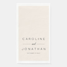 Modern minimalistisch script aangepaste bruiloft