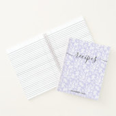 Modern minimalistisch script botanisch aangepaste  notitieboek (Binnen)