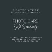 Modern Minimalistisch Script Bruiloft Save the Dat Vellum Uitnodigingen