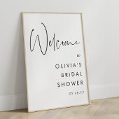 Modern Minimalistisch Script Event Welkomstbord Poster