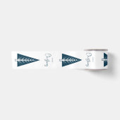 Modern minimalistisch script kerstboom lint (Voorkant)