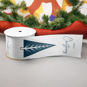 Modern minimalistisch script kerstboom lint