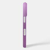 Modern minimalistisch script paarse metal geperson Case-Mate iPhone case (Achterkant / Rechts)