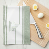 Modern minimalistisch theedoek (Quarter Fold)