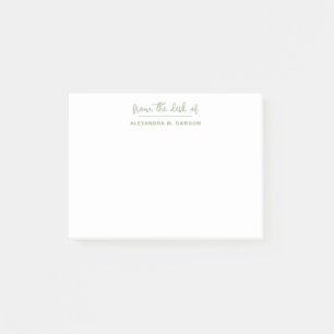 Modern minimalistisch vanaf het bureau van Sage Gr Post-it® Notes