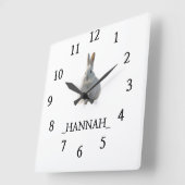 Modern minimalistisch vierkante klok (Hoek)