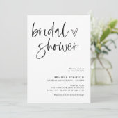 Modern minimalistisch Vrijgezellenfeest | Boho Bri Kaart (Staand voorkant)