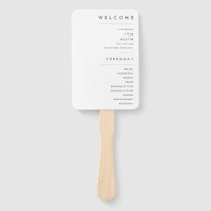 Modern minimalistisch weddenschap Hand Fan Handwaaier
