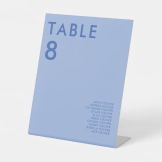 Modern minimalistisch weddenschapsnummer reclamebord met voetstuk