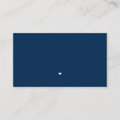 Modern minimalistisch, zwart script, online RSVP E Informatiekaartje (Achterkant)