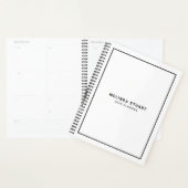 Modern minimalistisch zwart-wit planner (Display)