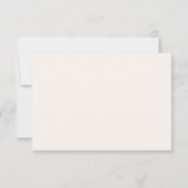 Modern minimalistische Boho Arch RSVP-kaart RSVP Kaartje (Achterkant)