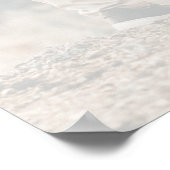 Modern minimalistische foto Bruids douche welkom Poster (Hoek)