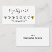 Modern minimalistische logo visitekaartje (Voorkant / Achterkant)