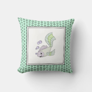 Modern Mint Birth Baby voor kinderen Kussen