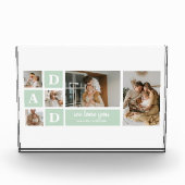 Modern Mint Collage Foto Pap Beste Gift (Voorkant)