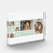 Modern Mint Collage Foto Pap Beste Gift (Links)