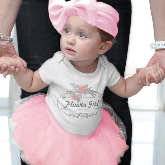 Modern Mint Damask Wedding Invite Romper