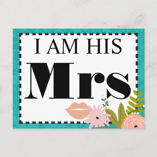 Modern Mint Damask Wedding Invite Uitnodiging Briefkaart (Voorkant)