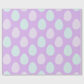 Modern Mint en Paars Deeghoen | Pasen Cadeaupapier (Vlak)