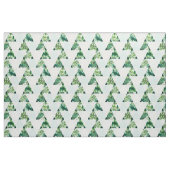 Modern Mint Green Tropical Triangles Patroon Stof (Fat Quarter)
