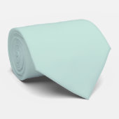 Modern Mint Green Wedding Stropdas (Opgerold)