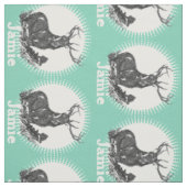 Modern Mint Specialized Deer Stof (Swatch)