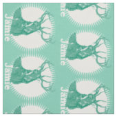 Modern Mint Specialized Deer Stof (Swatch)
