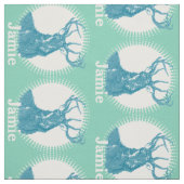 Modern Mint Specialized Deer Stof (Swatch)