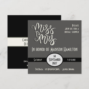 Modern Miss to Mrs Fun Inspirivity Vrijgezellenfee Kaart